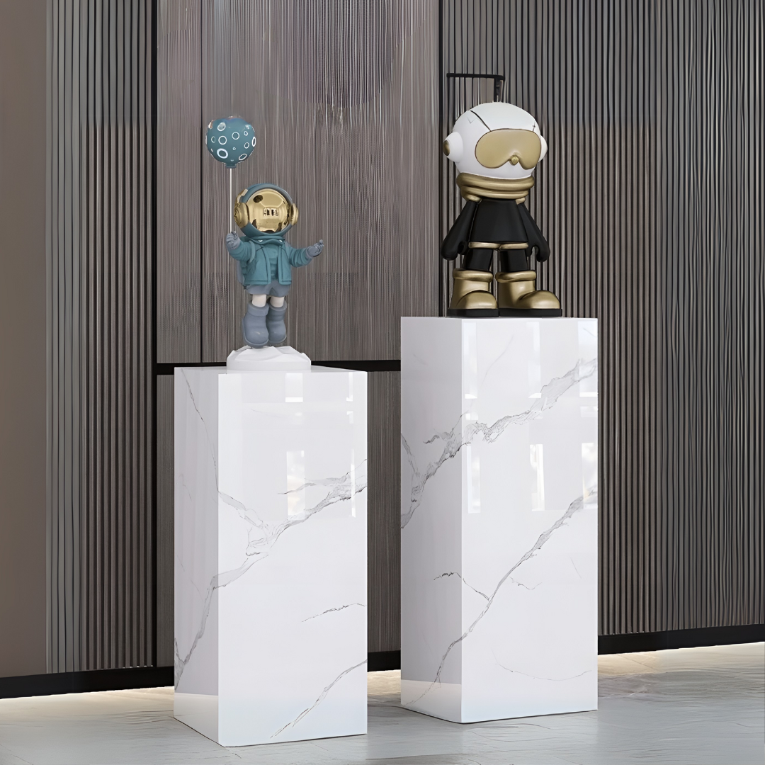 モダンマーブル調スクエアスタンド