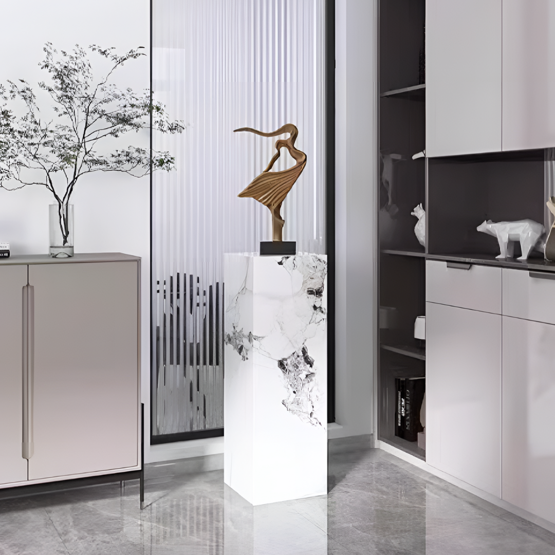 モダンマーブル調スクエアスタンド