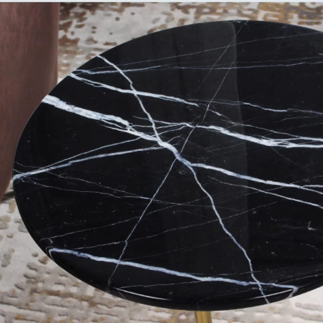 クリエイティブマーブルサイドテーブル