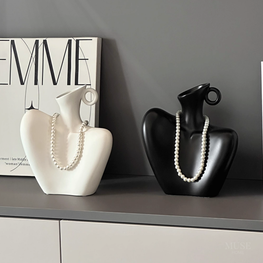 フェミニンラインアートフラワーベース