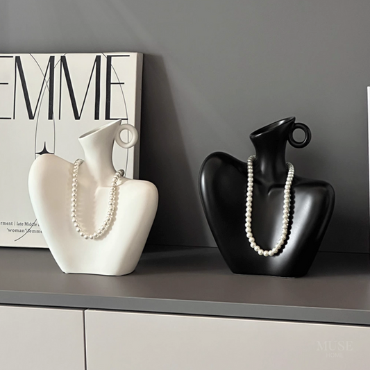 フェミニンラインアートフラワーベース