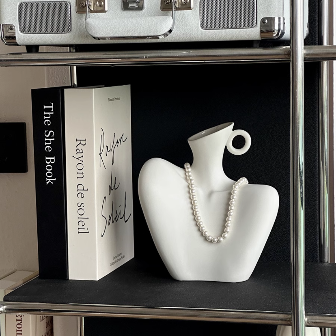 フェミニンラインアートフラワーベース