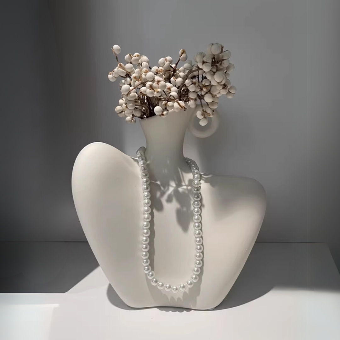 フェミニンラインアートフラワーベース