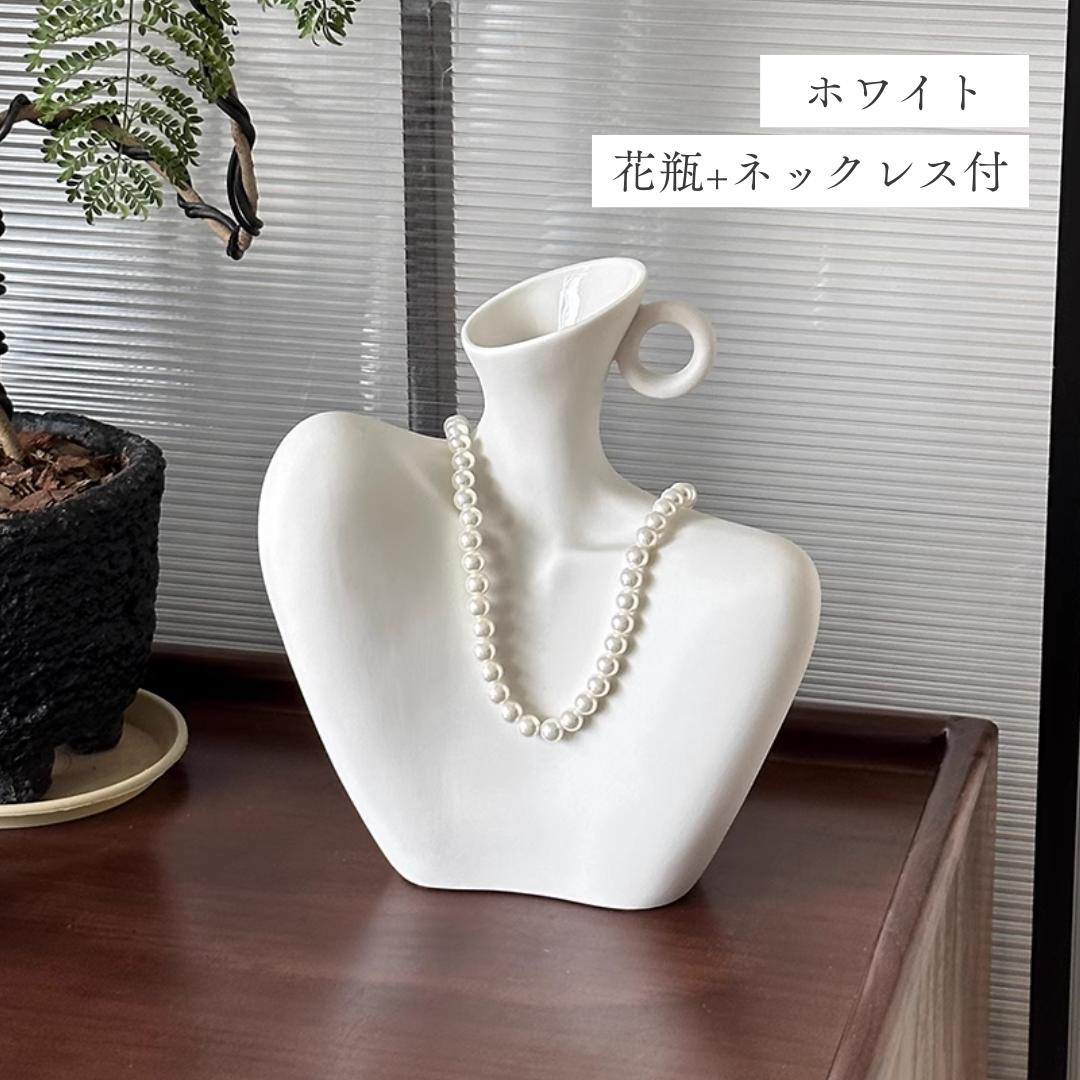 フェミニンラインアートフラワーベース