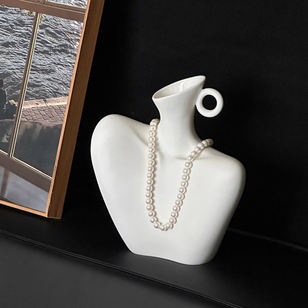 フェミニンラインアートフラワーベース