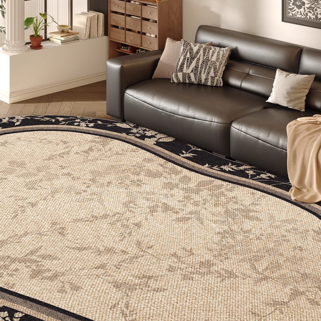 クラシックボタニカルシルエットラグ