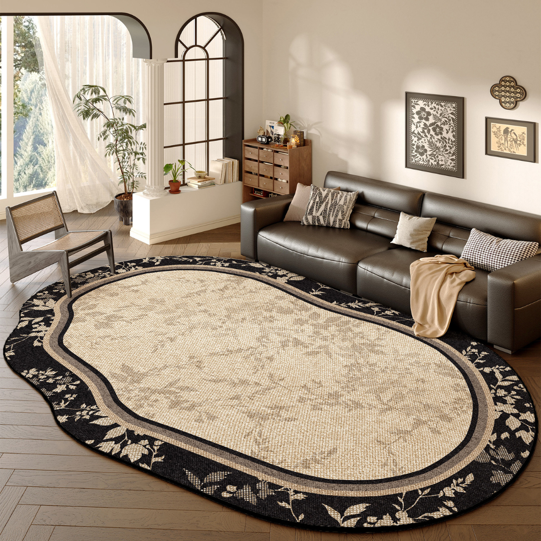 クラシックボタニカルシルエットラグ