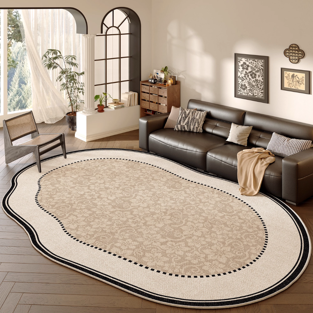 クラシックボタニカルシルエットラグ