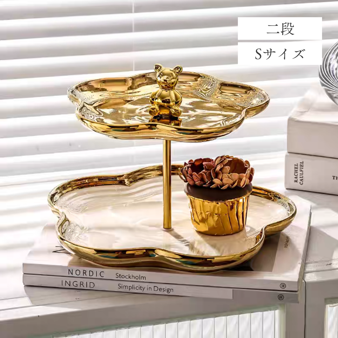 フレンチベアゴールドプレート