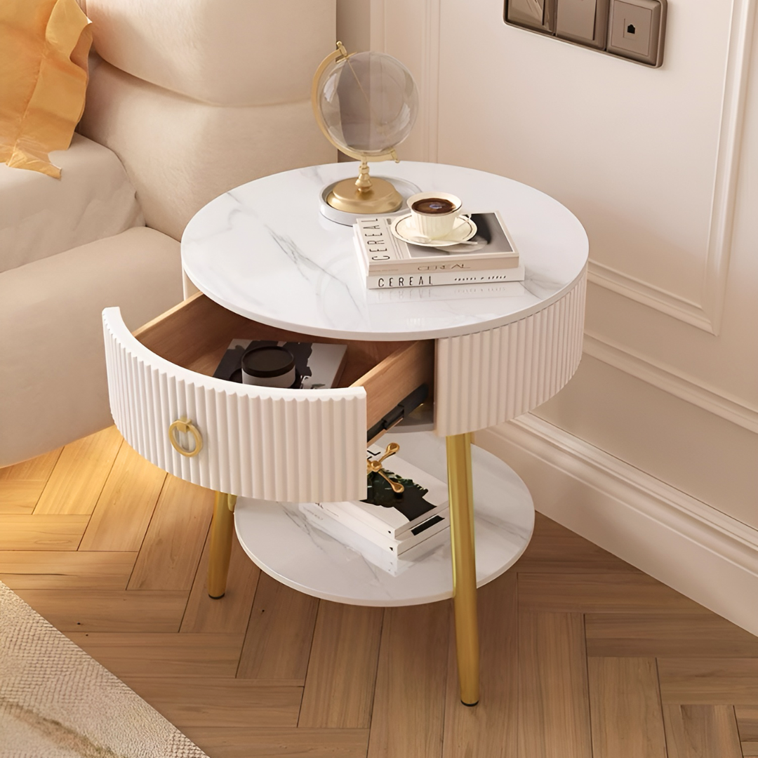 ミニマルクラシックラウンドテーブル