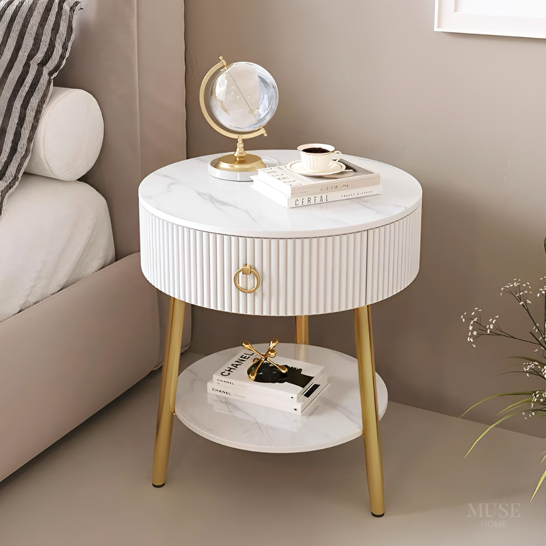 ミニマルクラシックラウンドテーブル