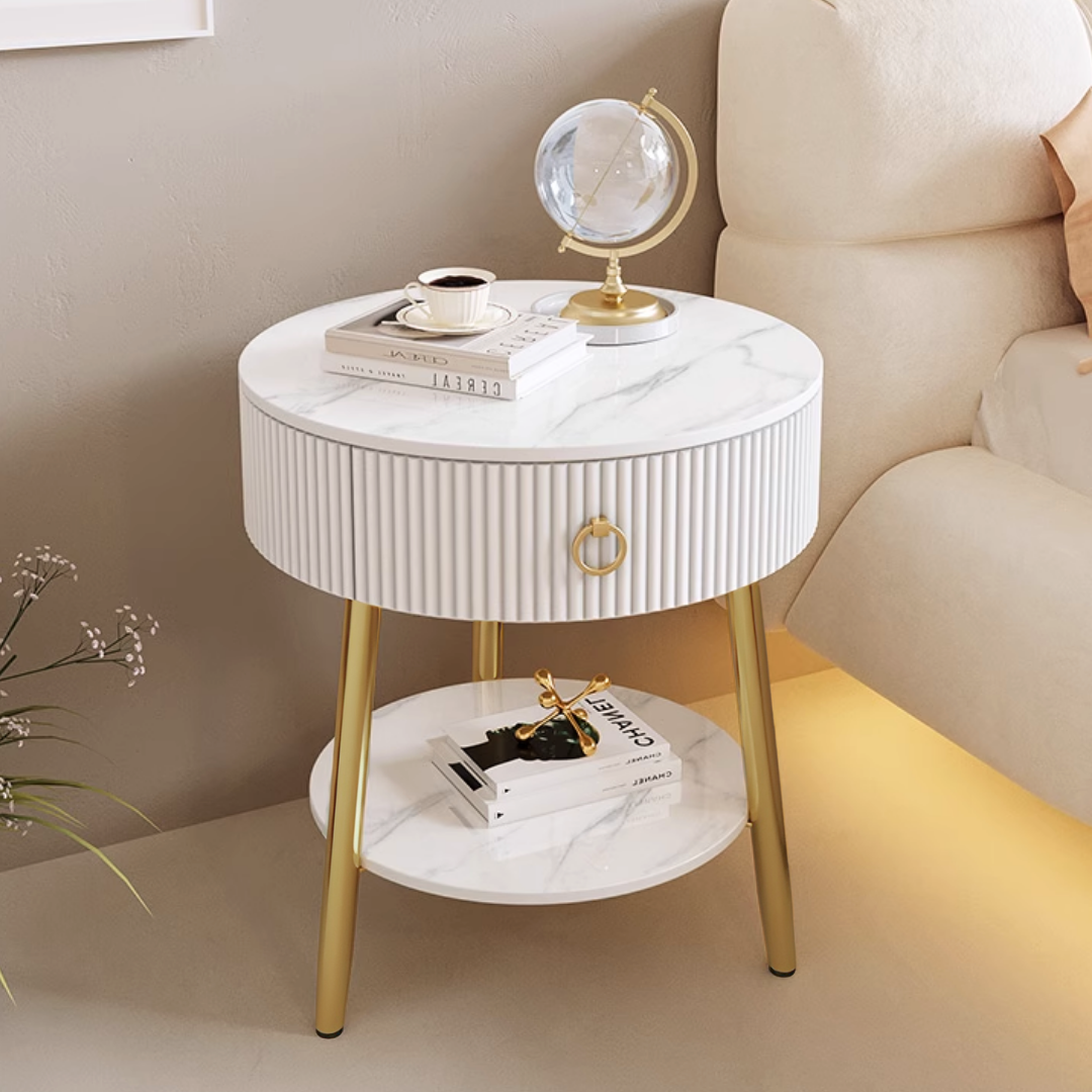 ミニマルクラシックラウンドテーブル