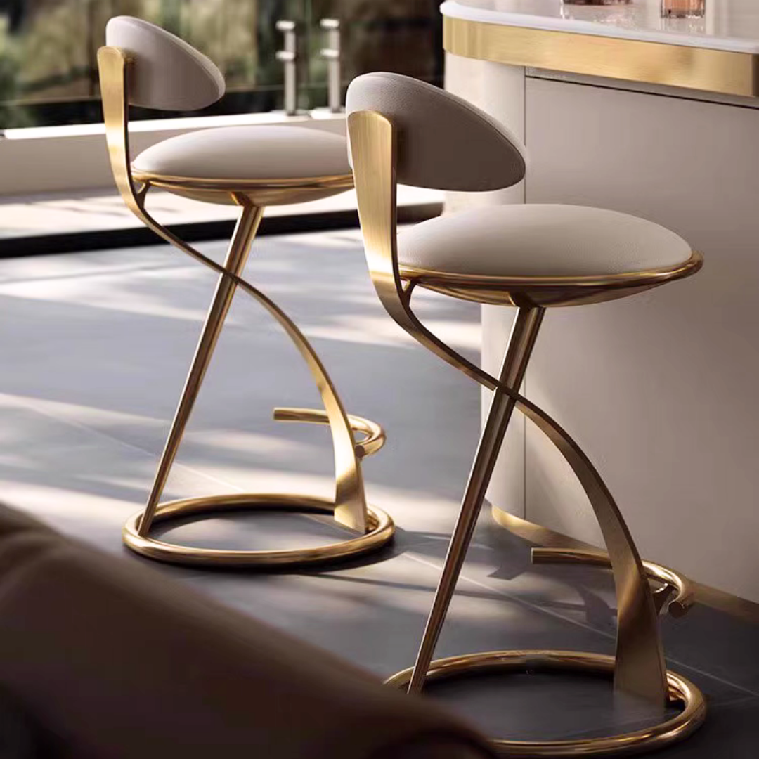 フォーマルゴールドラインカウンターチェア