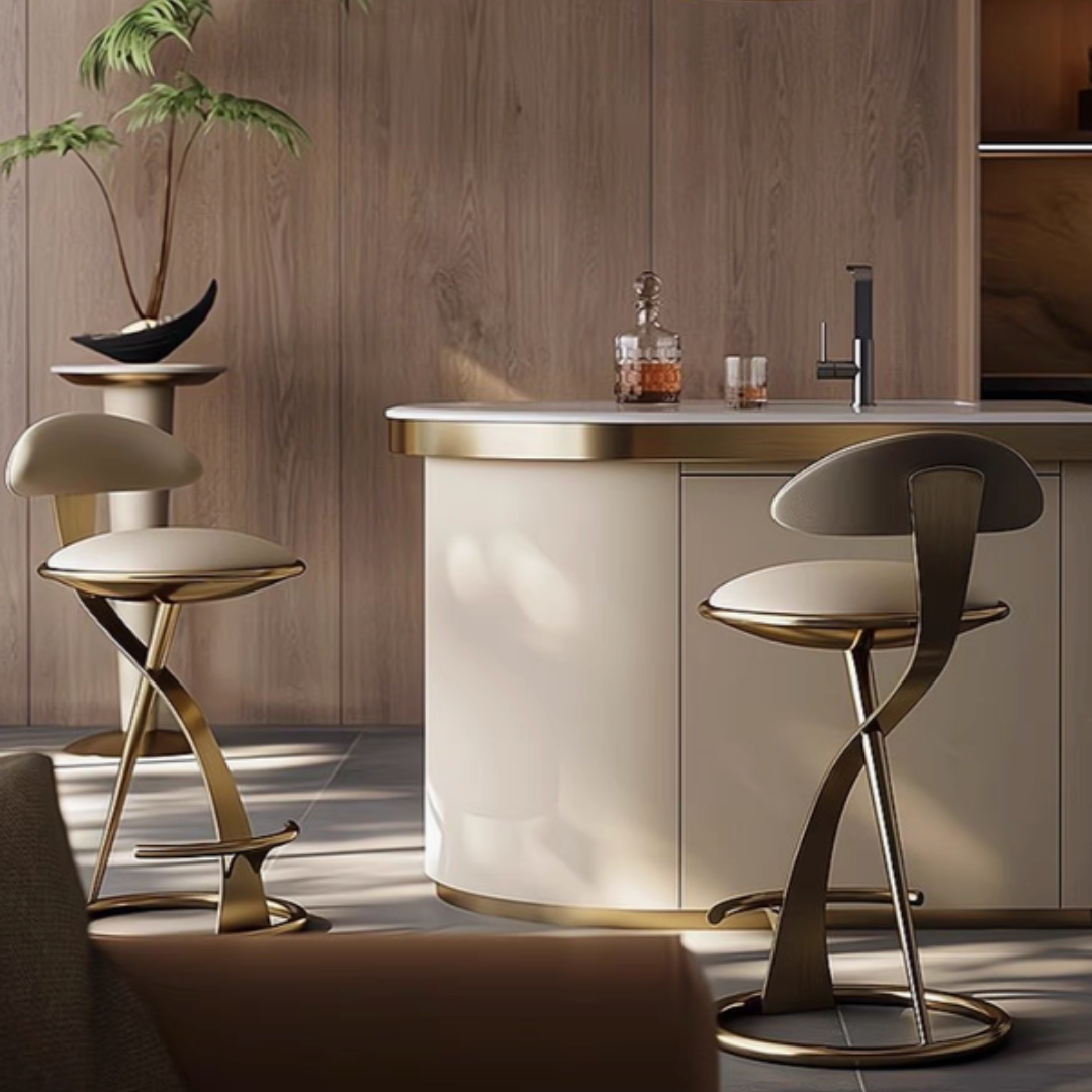 フォーマルゴールドラインカウンターチェア