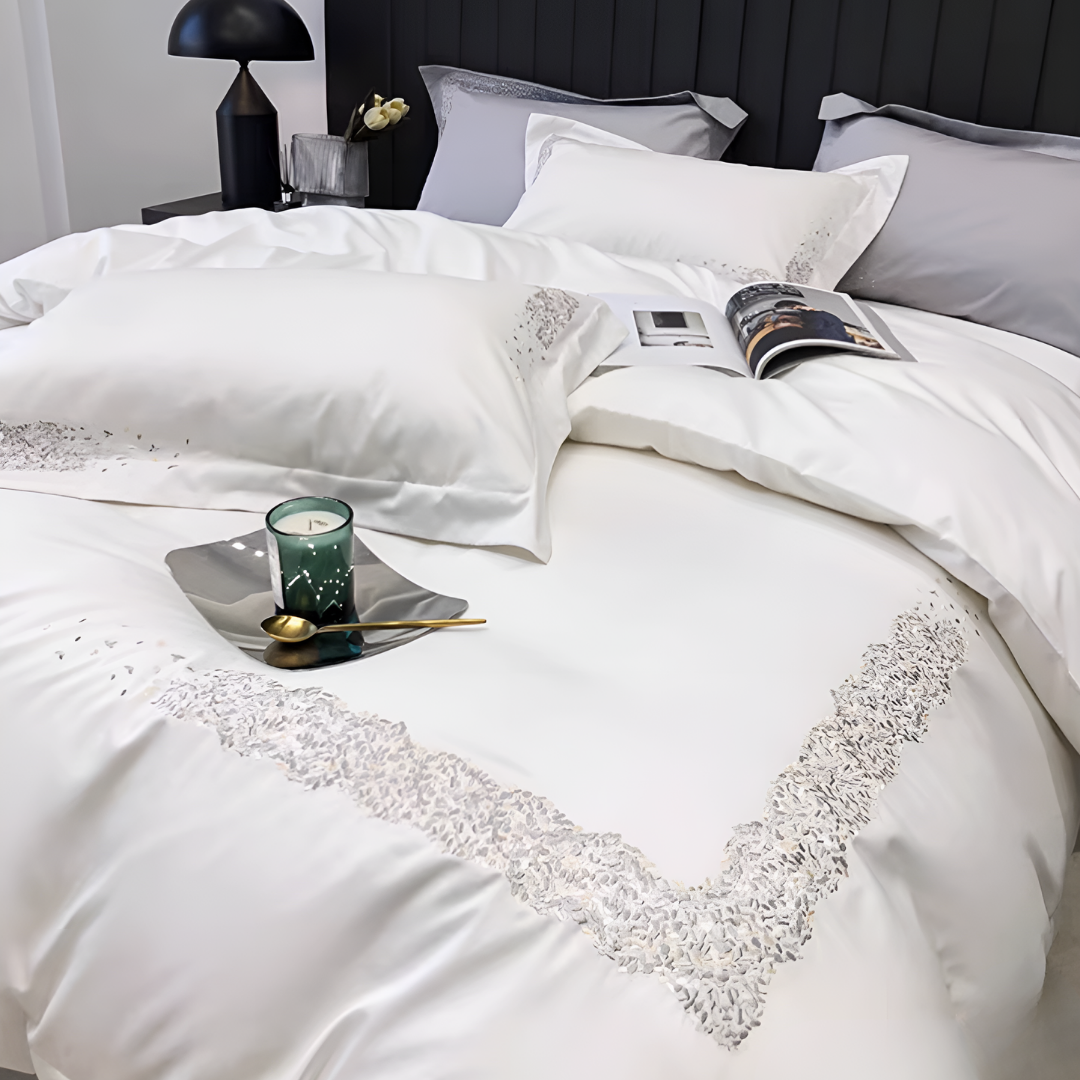 クラシックフレームデザインベッドリネンセット