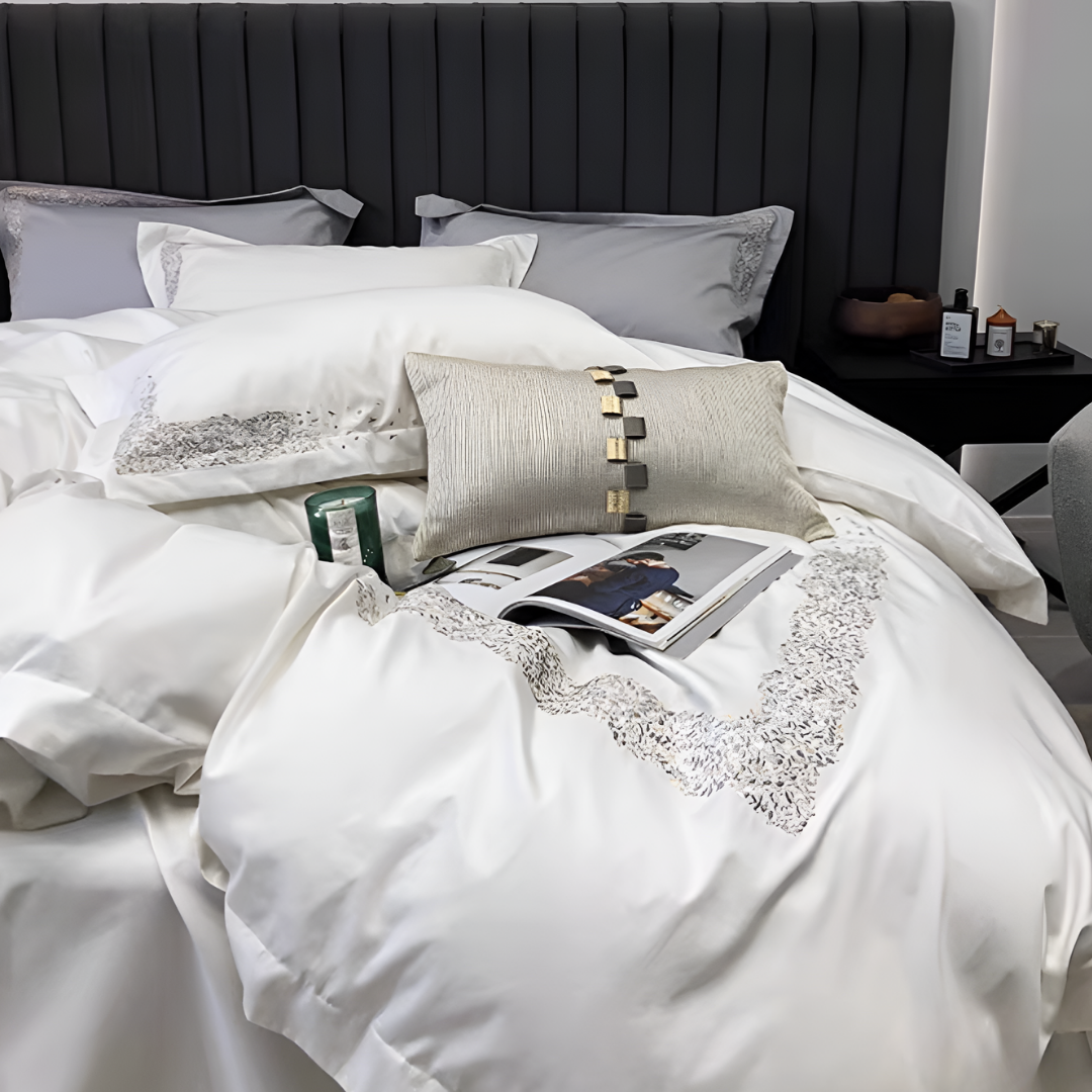 クラシックフレームデザインベッドリネンセット