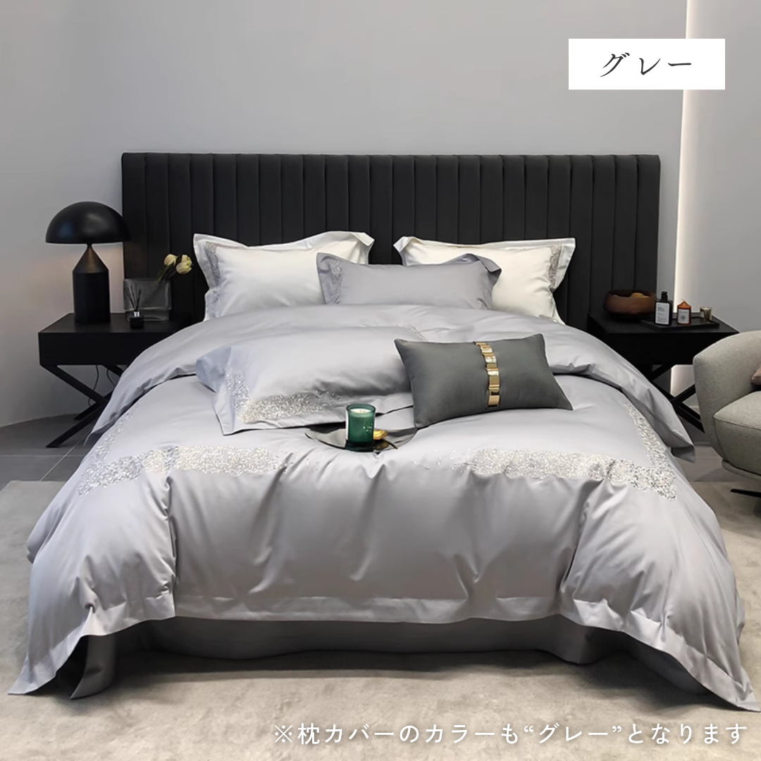 クラシックフレームデザインベッドリネンセット