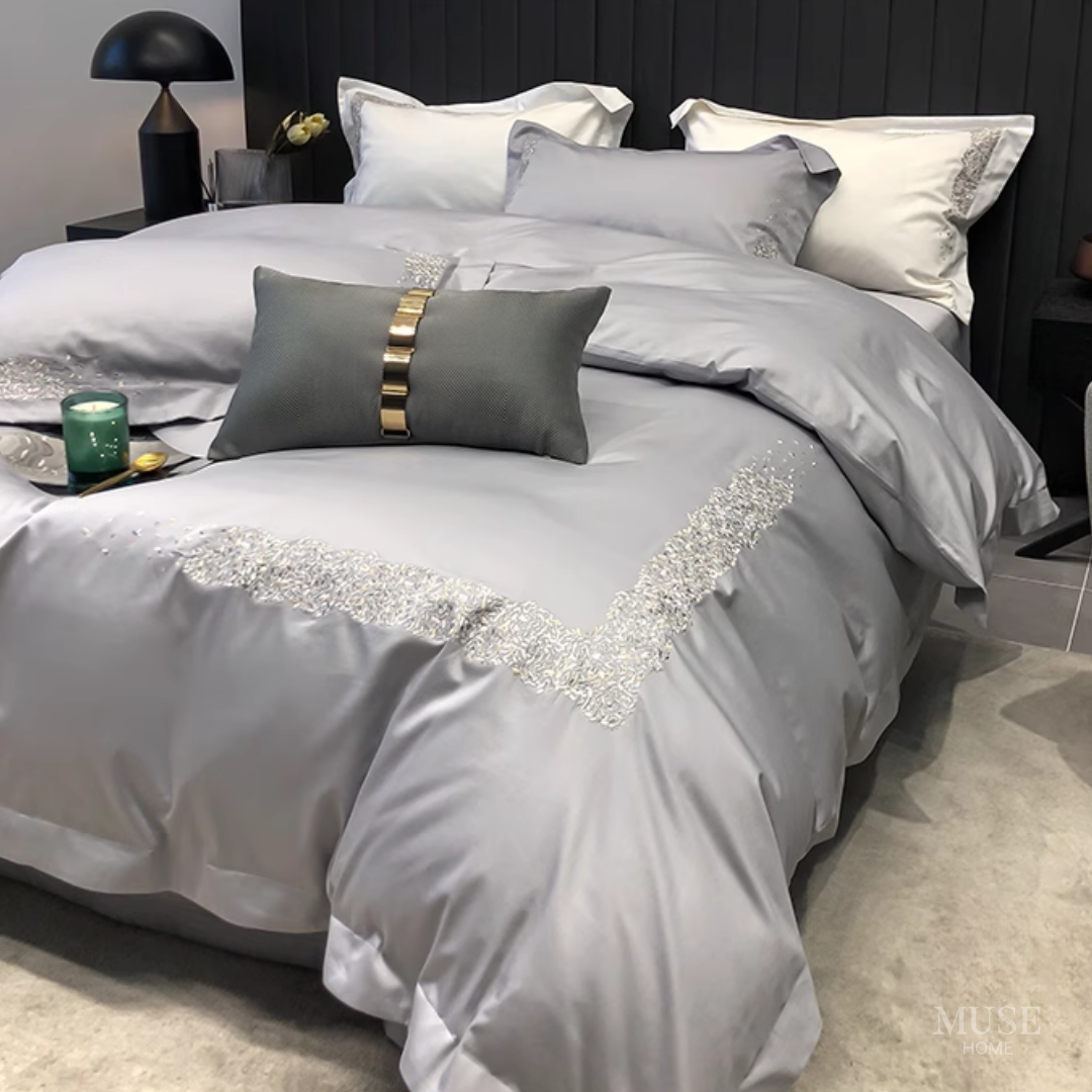 クラシックフレームデザインベッドリネンセット