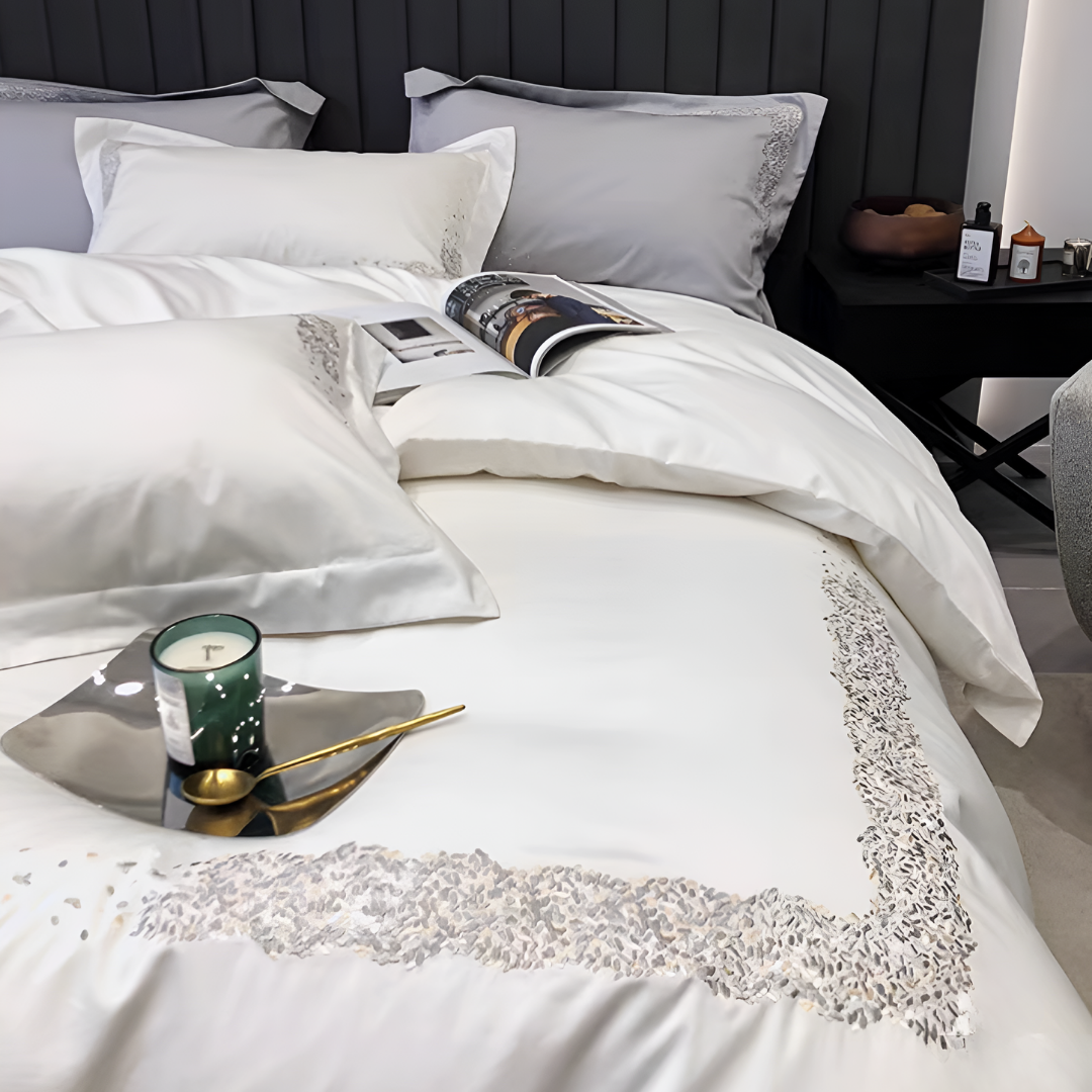 クラシックフレームデザインベッドリネンセット