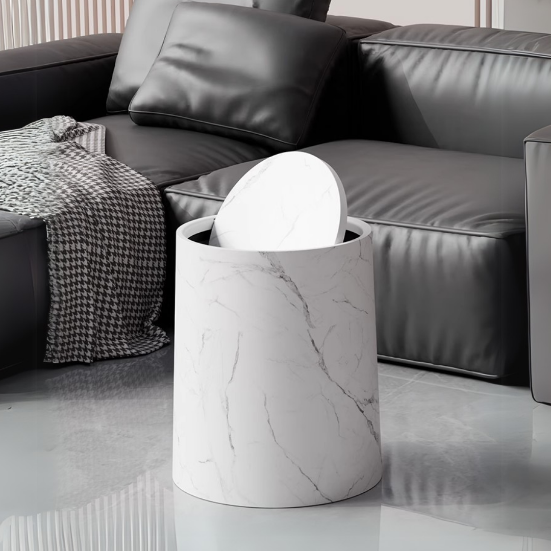 エレガンスマーブル調スイングリッドダストボックス