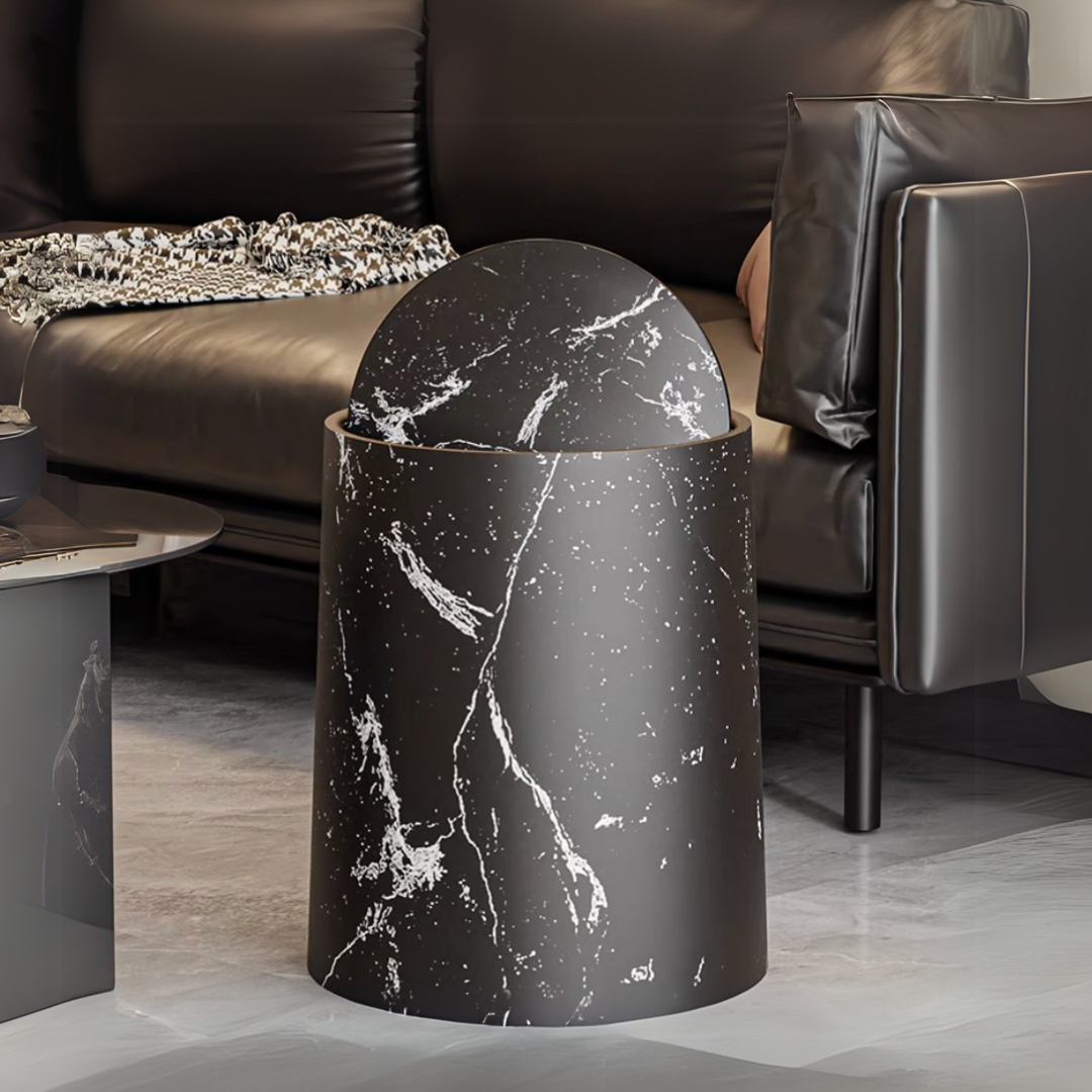 エレガンスマーブル調スイングリッドダストボックス