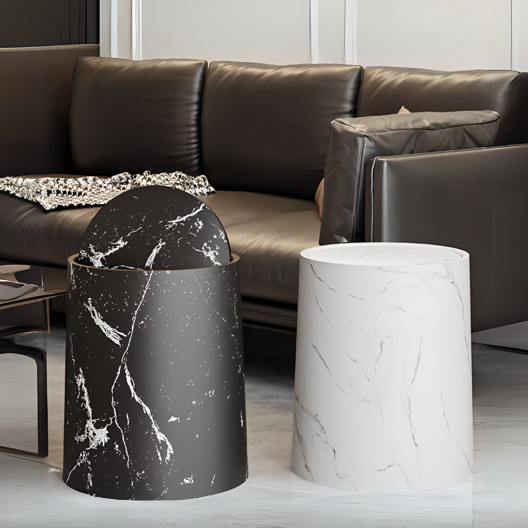 エレガンスマーブル調スイングリッドダストボックス