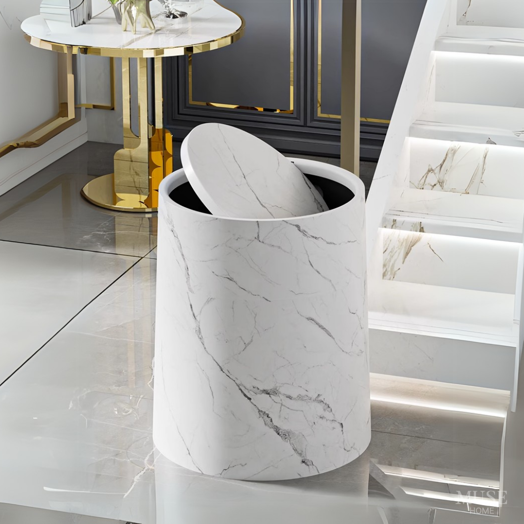 エレガンスマーブル調スイングリッドダストボックス