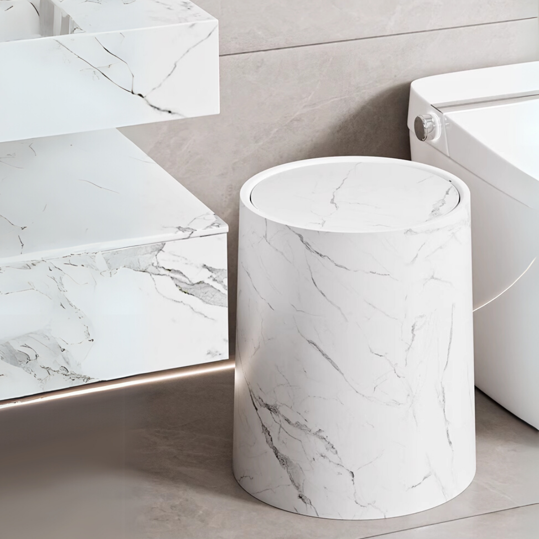 エレガンスマーブル調スイングリッドダストボックス