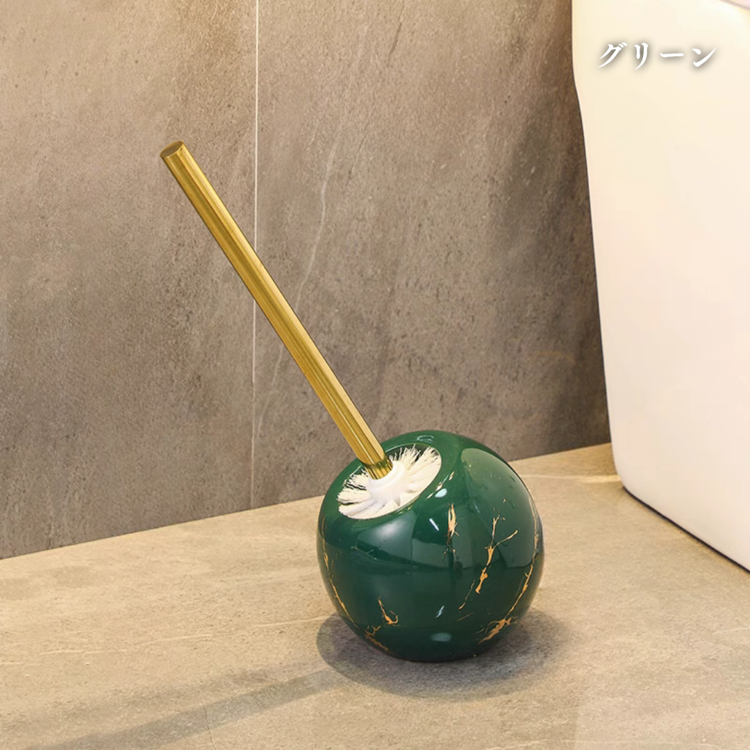 ラウンドマーブルデザイントイレブラシ