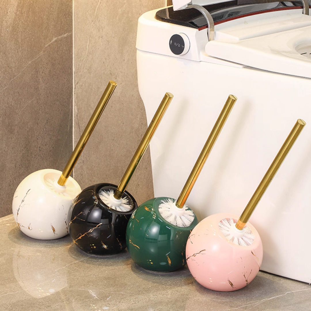 ラウンドマーブルデザイントイレブラシ