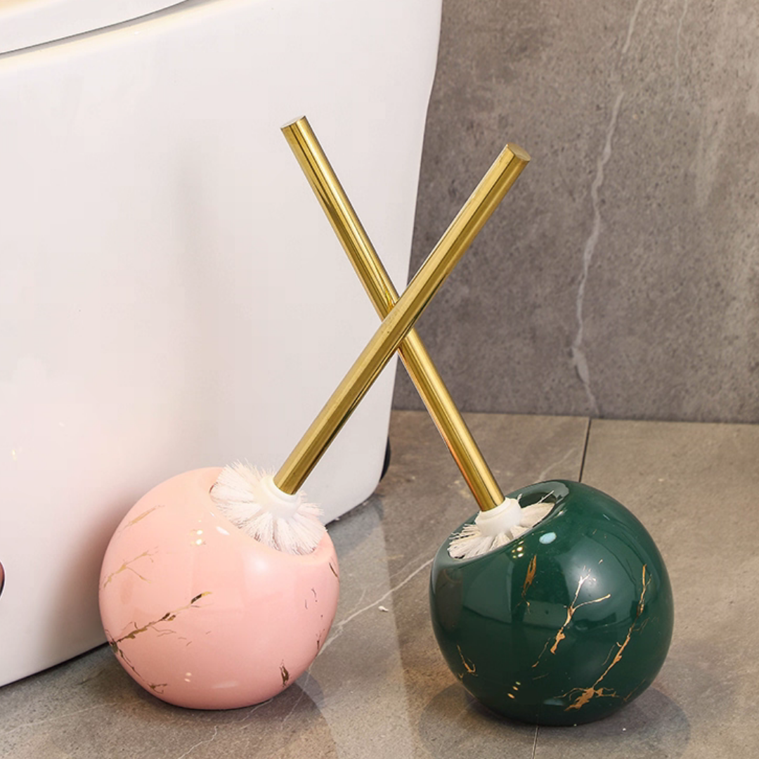 ラウンドマーブルデザイントイレブラシ