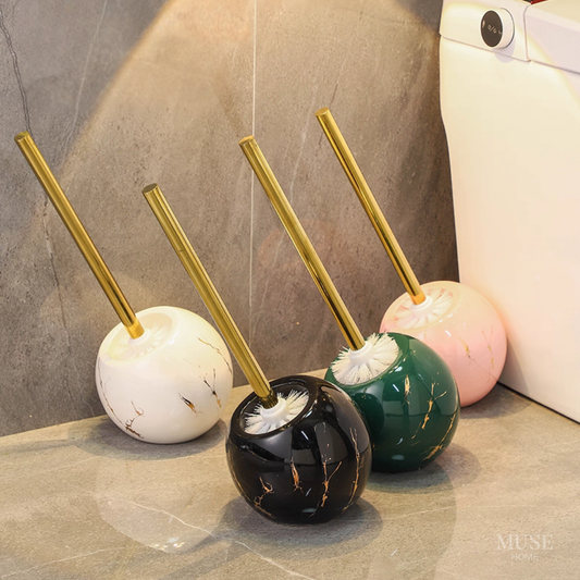 ラウンドマーブルデザイントイレブラシ