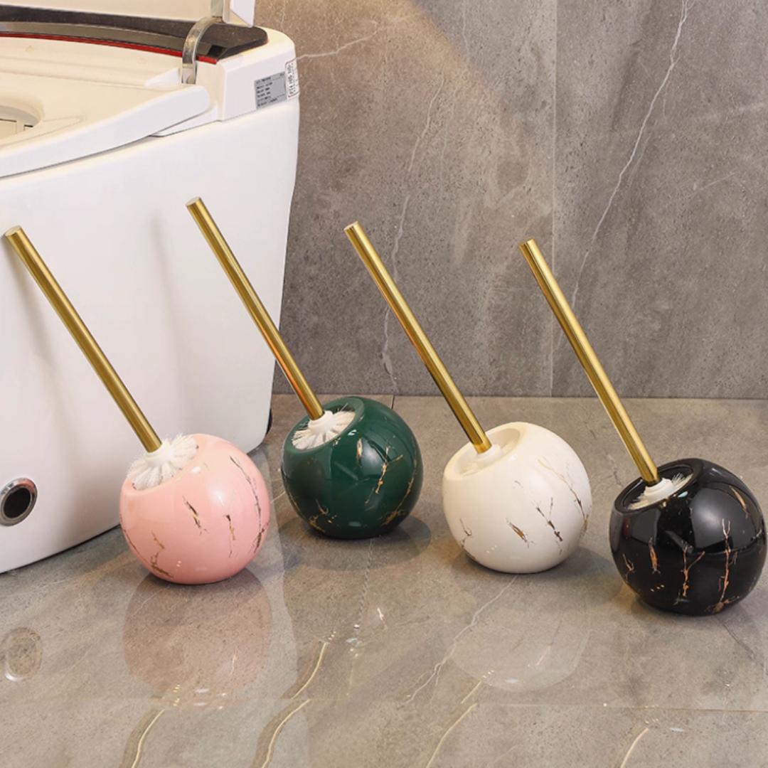 ラウンドマーブルデザイントイレブラシ