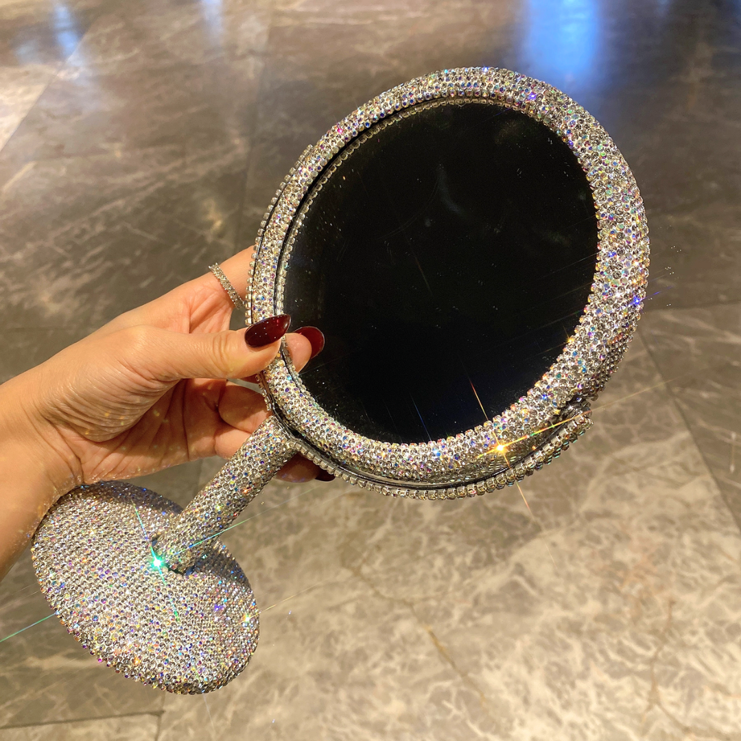 クリスタルジュエルスタンドミラー