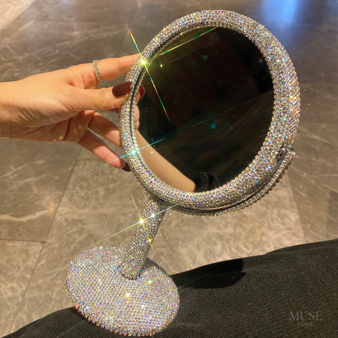 クリスタルジュエルスタンドミラー