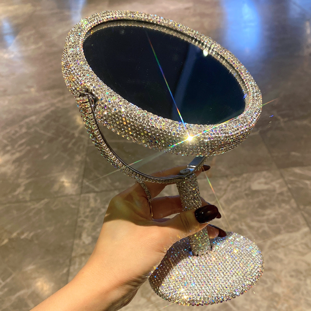 クリスタルジュエルスタンドミラー