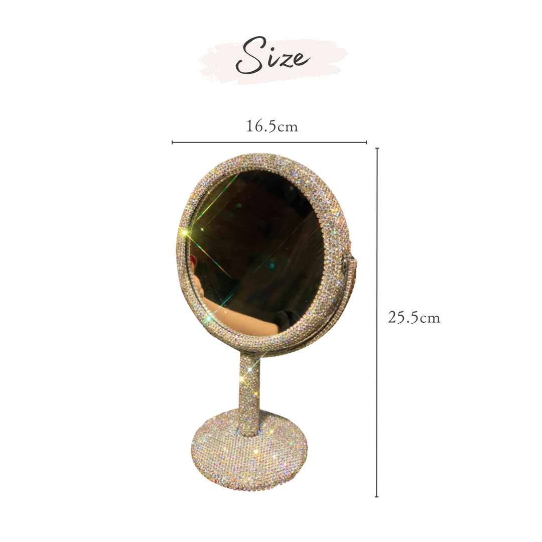 クリスタルジュエルスタンドミラー