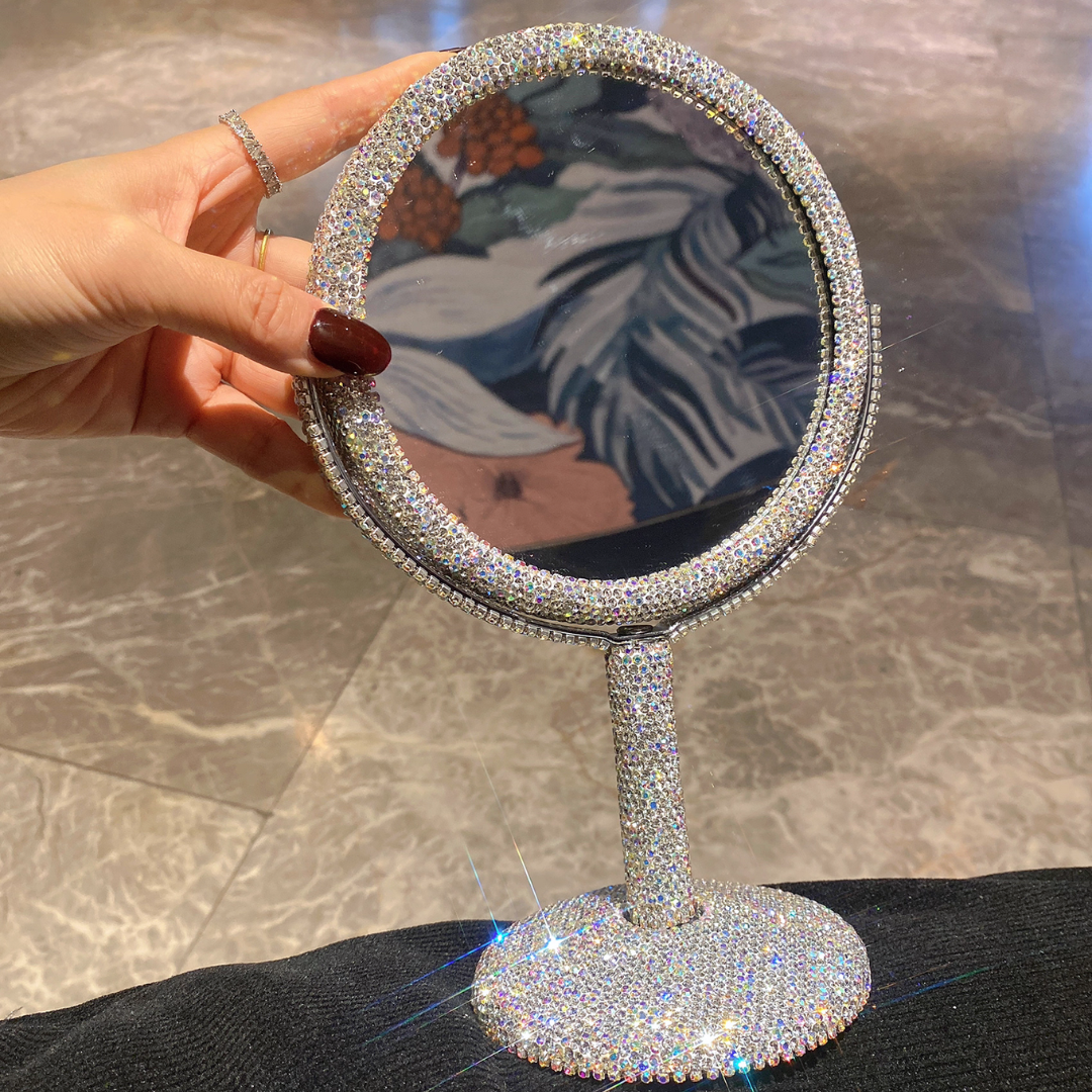 クリスタルジュエルスタンドミラー