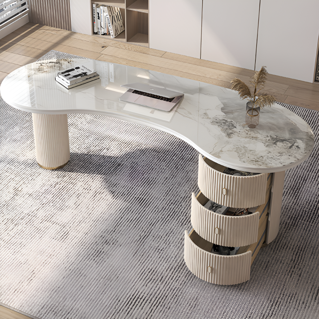 ロイヤルオーバルラインワークデスク