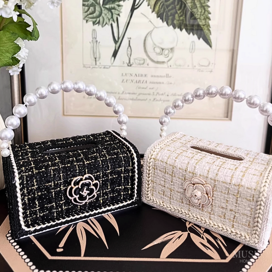 フレンチローズティッシュバッグケース