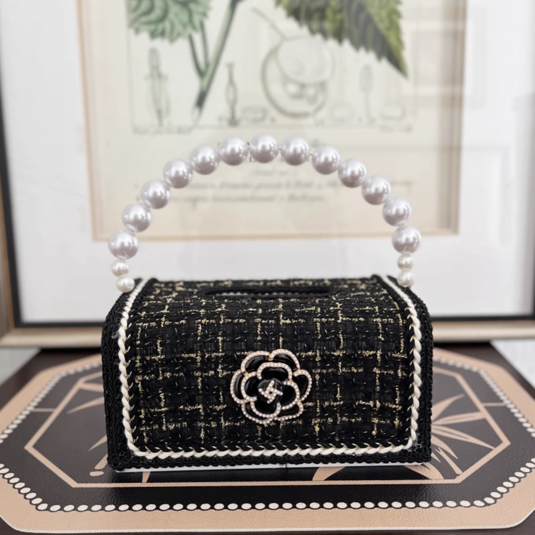 フレンチローズティッシュバッグケース