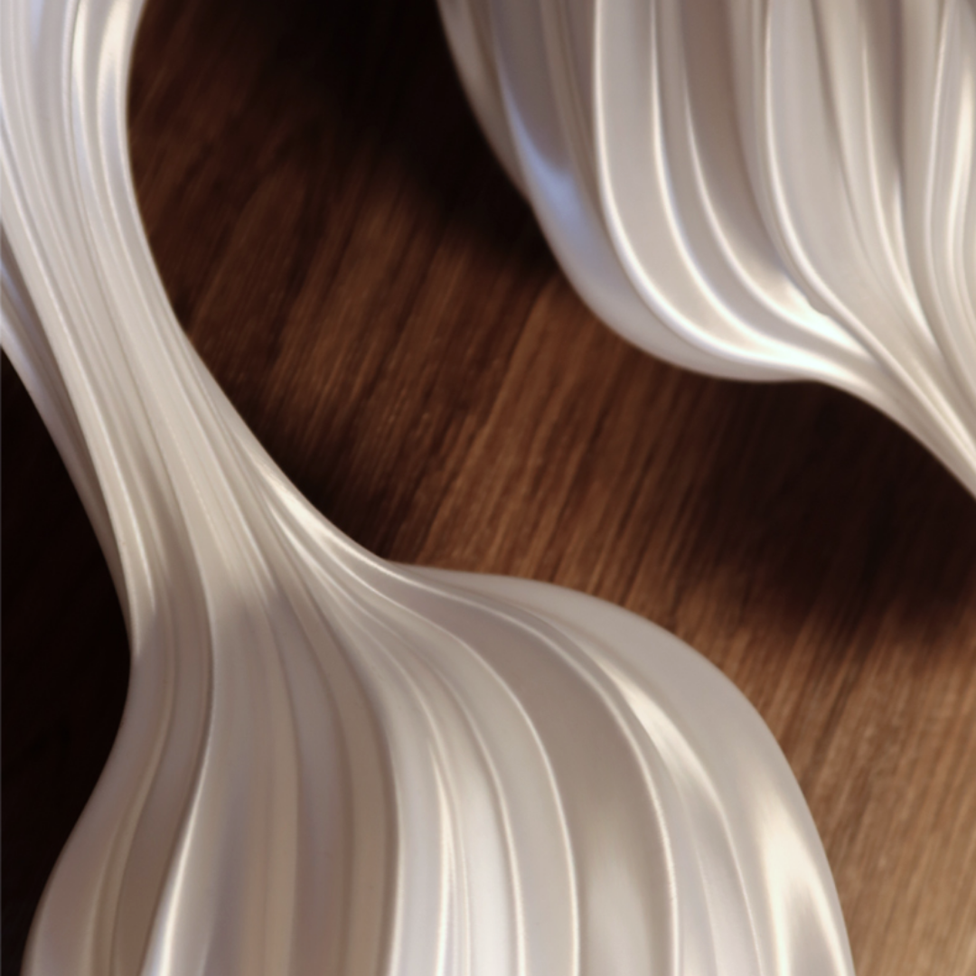 クラシックウェーブラインフラワーベース