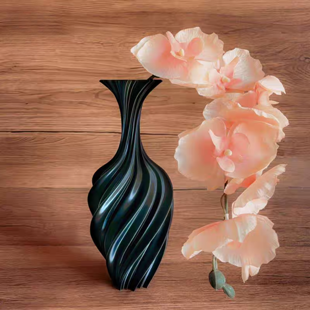 クラシックウェーブラインフラワーベース