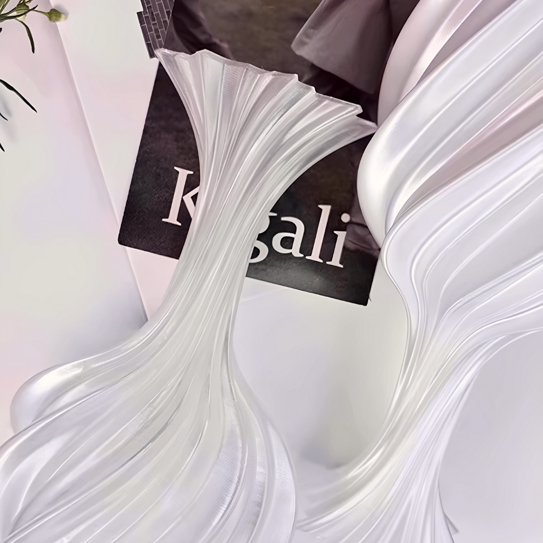 クラシックウェーブラインフラワーベース