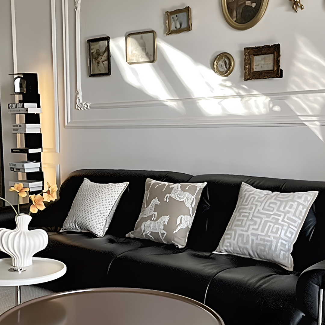 モダンクラシックアンバークッション