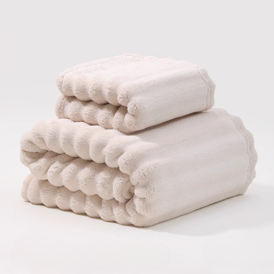 ラグジュアリーウォームバスタオルセット