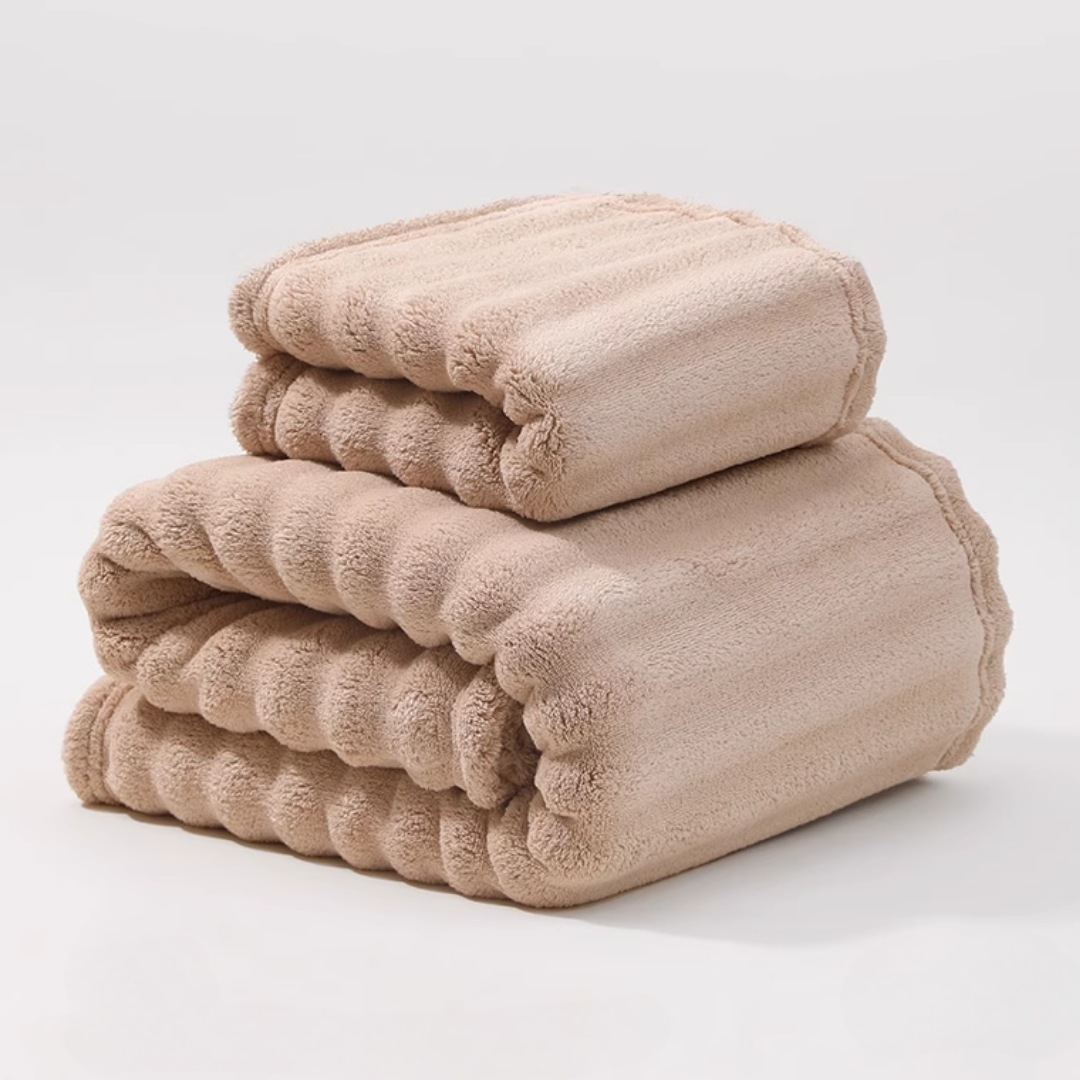 ラグジュアリーウォームバスタオルセット