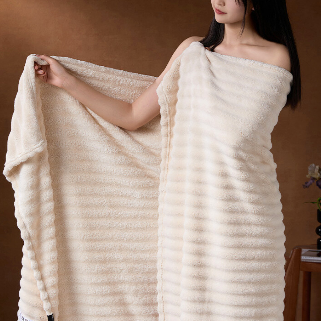 ラグジュアリーウォームバスタオルセット