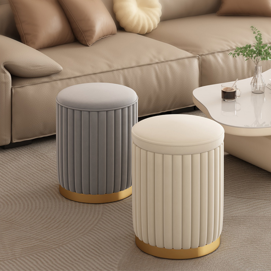 ラグジュアリーストレージスツール