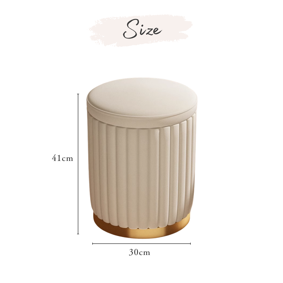 ラグジュアリーストレージスツール